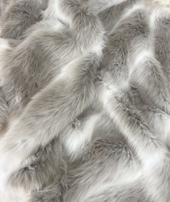 Close up image of the Caribou faux fur fabric