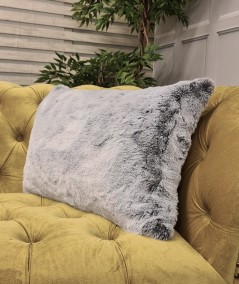 Rectangular short haired luxury fur cushions