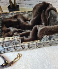 Luxury fur dog blanket