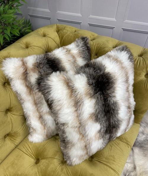 Economy fur cushions