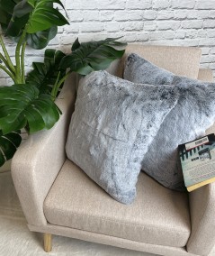 Luxury short haired faux fur cushion covers