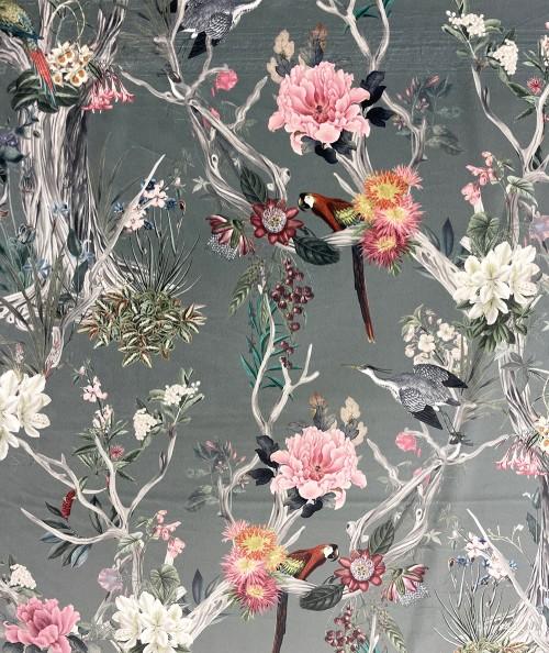 Close up image of the Chinoiserie design