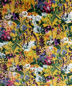 Close up image 2 of the Midsummer velvet print