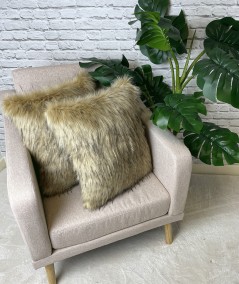 Luxury long haired faux cushions