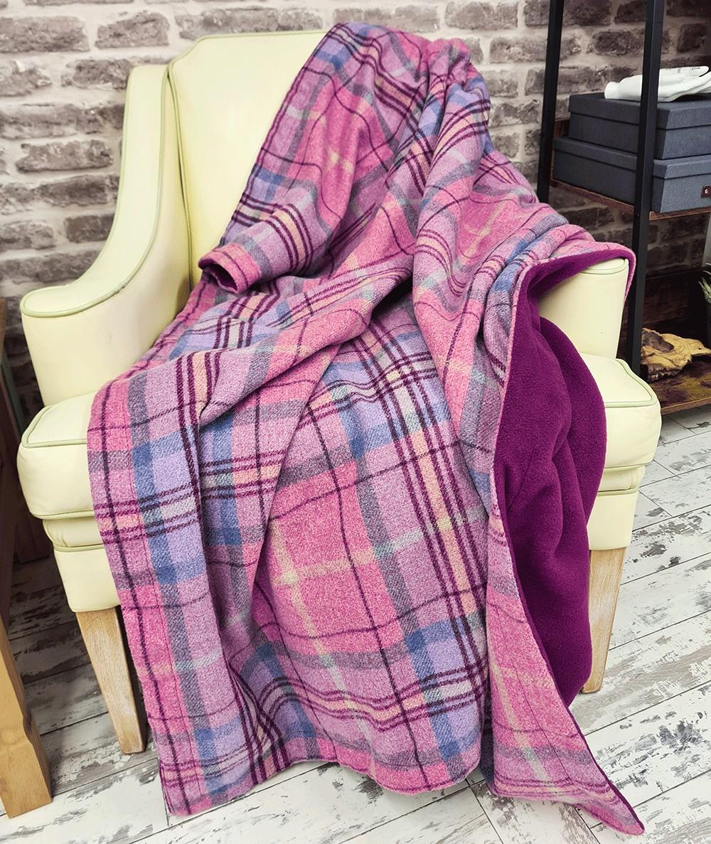 Red Tartan Check Blanket