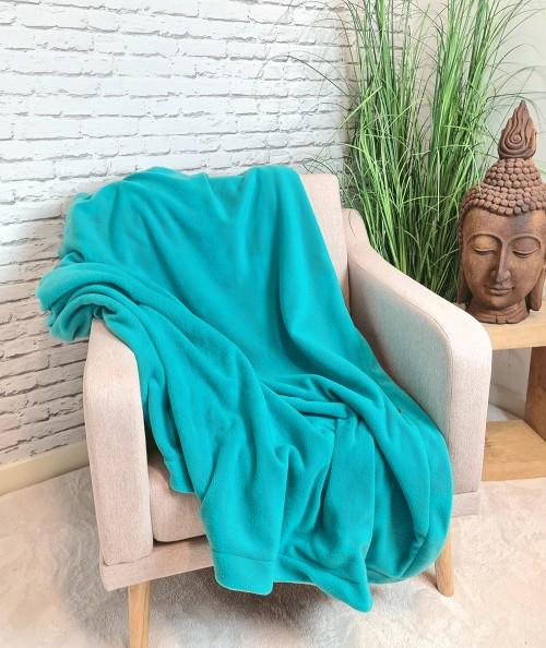 Green fleece blanket