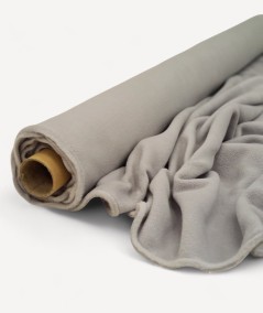 Light grey fleece fabric